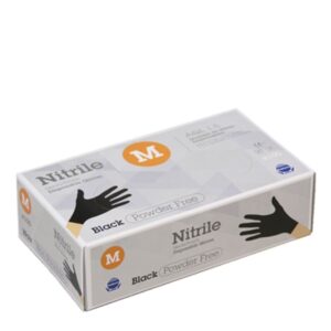 Handschoenen nitril zwart M